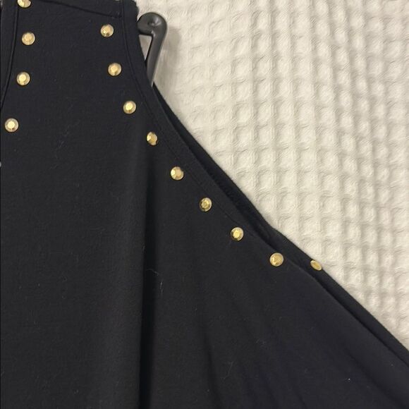Bellaini Black Embellished Cold Shoulder 3/4 Sleeve Blouse size 1X - Picture 3 of 4